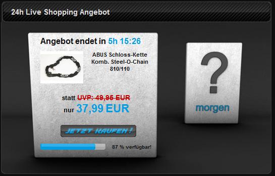 Live Shopping Tagesangebot