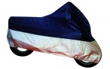 Abdeckplane Gr��e M, Polyester, blau/silber