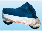 Abdeckplane Gr��e S, Polyester, blau/silber