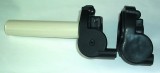 Throttle assy for ATV+MX, Alu, rubber sealed - Handlebar grips