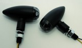 LED MICRO-BULLET Blinker schwarz, Glas getönt,EG - Standard