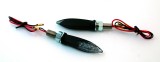 Blinker LED SPEAR, schwarz, Glas getönt, E-gepr. - Standard