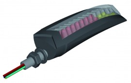 R&uuml;cklicht LED/Blinker DAKOTA, schwarz, E-gepr.