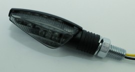 Blinker LED TOLEDO, schwarz, get&ouml;nt, Paar, E-gep.