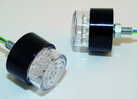 R&uuml;cklicht LED BULLET, rund, m. M8 Bolzen, E-gepr.