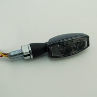 R&uuml;cklicht LED/Blinker Einheit Blaze Metallgeh&auml;use schw