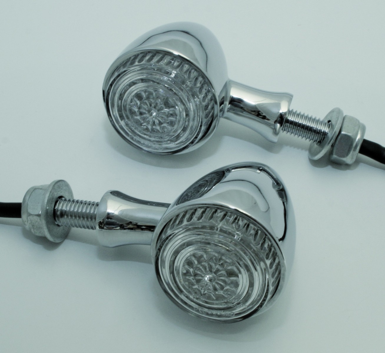 Rücklicht LED/Blinker COLORADO, chrom, Paar