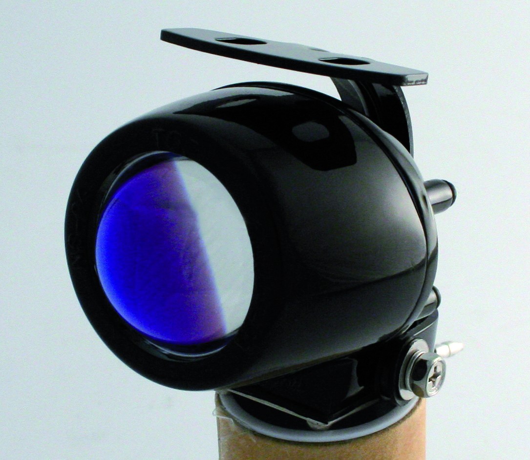 Mini-Ellipsoid-Nebelscheinwerfer, oval schwarz
